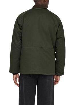 Veste Only and Sons Bob cirée verte pour homme
