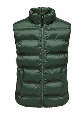 Veste matelassée verte pour homme Only and Sons Union