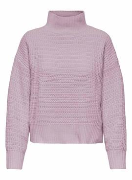 Maillot à col roulé mauve pour femme de la marque Globe