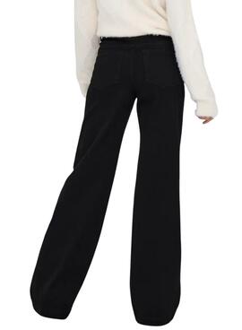 Pantalon en jean Only Madison Royal negro pour femme.