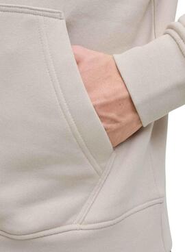 Sweatshirt Jack and Jones Soho beige pour homme.