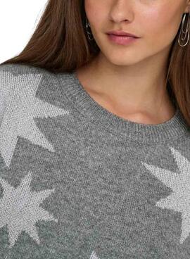 Maillot Only Rosie Glitter gris pour femme