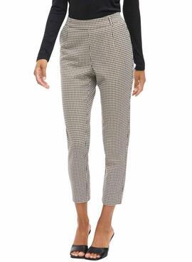 Pantalons Vila Vivarone à carreaux pour femme
