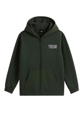Sweatshirt Vans Classified verte pour fille et garçon