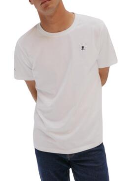 T-shirt El Pulpo logo brodé blanc pour homme