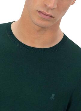 Maillot Le Poulpe Logo de base vert pour homme.