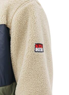 Veste El Pulpo en nylon et sherpa Estonia pour homme