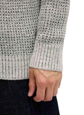 Maillot Jack and Jones Global gris pour homme