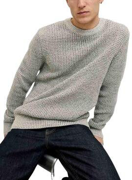 Maillot Jack and Jones Global gris pour homme