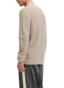 Maillot Jack and Jones Global beige pour homme