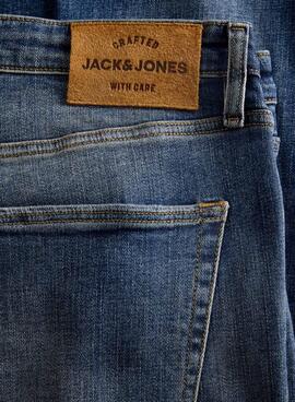 Jean Jack and Jones Glenn Cooper bleu pour homme.