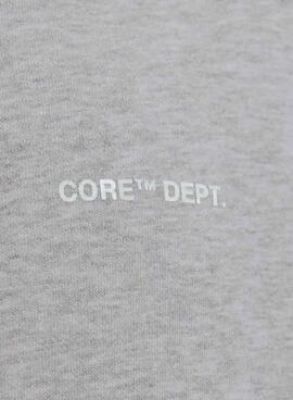 Sweat à capuche Jack and Jones Cocover gris pour homme