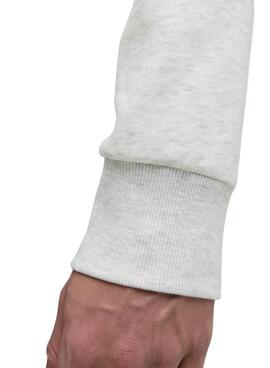 Sweat à capuche Jack and Jones couleur gris pour homme.