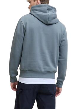 Sweat à capuche Jack and Jones bleu marine pour homme