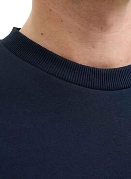 Sweat à capuche Jack and Jones Brandy bleu marine pour homme