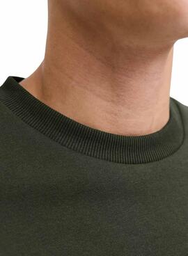 Sweat-shirt Jack and Jones Brandy vert pour homme