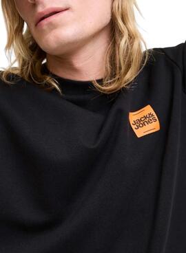 Sweatshirt Jack and Jones Brandy noir pour homme