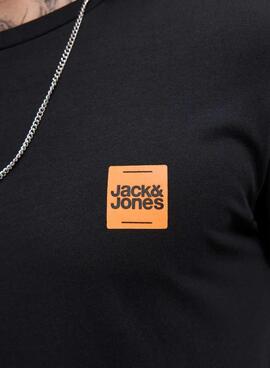 T-shirt Jack and Jones Brandy noir pour homme