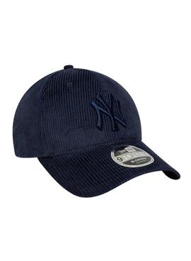 Casquette New Era Cord Yankees MLB Cord 9FORTY marine
