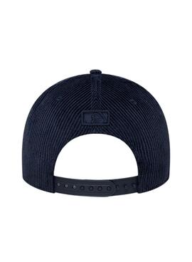 Casquette New Era Cord Yankees MLB Cord 9FORTY marine