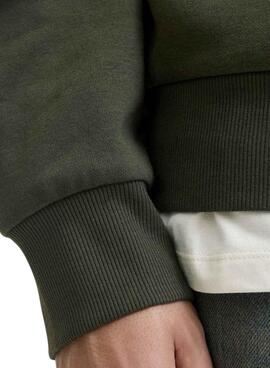 Sweatshirt Jack and Jones Pam verte pour homme