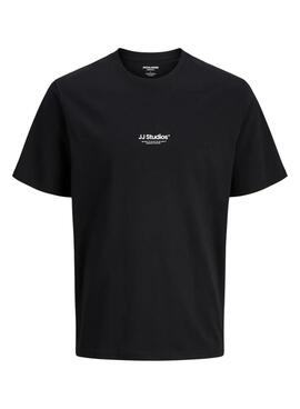 T-shirt Jack and Jones Soho noir pour homme