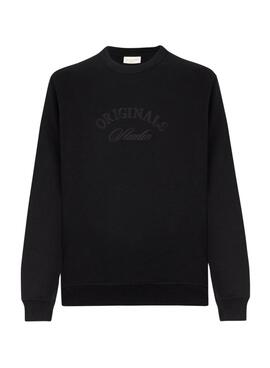 Sweat à capuche Jack and Jones Bleecker noir pour homme