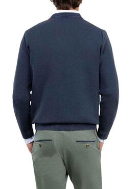 Maillot Le Ganso Structure Garment Dyed bleu pour homme