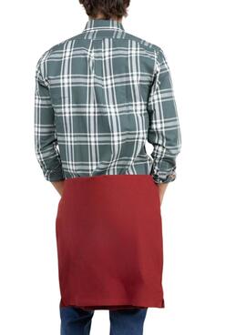 Chemise El Ganso à carreaux Brit verte pour homme