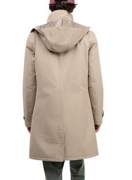 Imperméable El Ganso matelassé beige pour homme