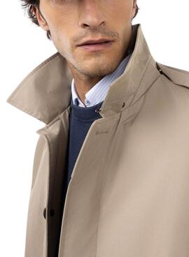 Imperméable El Ganso matelassé beige pour homme