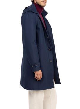 Trench-coat rembourré marine El Ganso pour homme