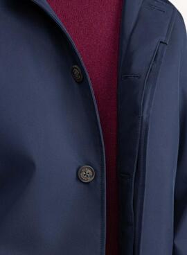 Trench-coat rembourré marine El Ganso pour homme