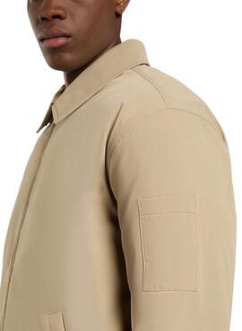 Veste de chasse Dickies doublée beige Eisenhower pour homme
