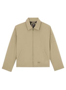 Veste de chasse Dickies doublée beige Eisenhower pour homme