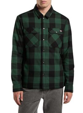 Chemise surchemise Dickies Sacramento verte et noire pour homme
