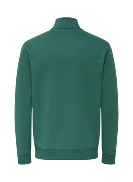 Sweat à capuche Only and Sons Ceres vert à fermeture éclair pour homme