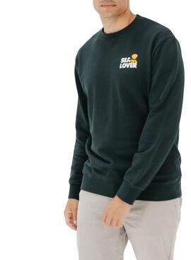 Sweat-shirt El Pulpo Sealover logo vert pour homme