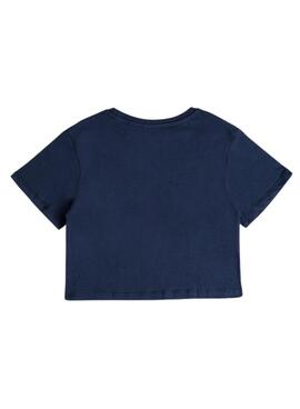 T-shirt Pepe Jeans Amanda bleu marine pour fille