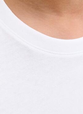T-shirt Jack and Jones Bleecker blanc pour enfant
