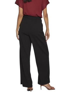 Pantalon Vila Viclua noir pour femme