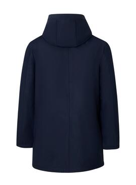 Parka Silbon técnica Tailoring en bleu marine pour homme