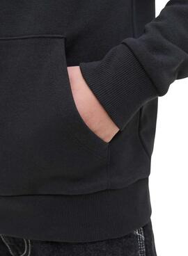 Sweat à capuche Jack and Jones Ari noir pour enfant.