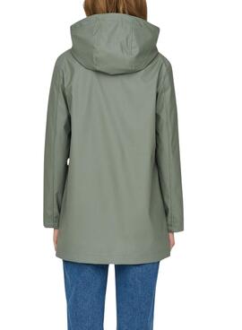Imperméable Only Elisa vert pour femme