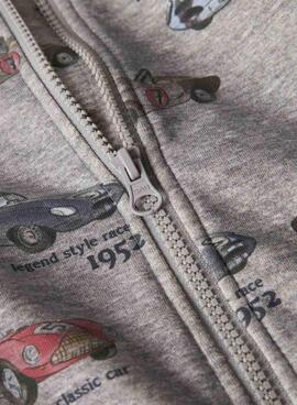 Veste Name It Reiner gris pour garçon.