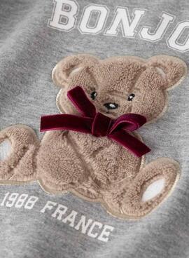 Sweatshirt Name It Frear gris pour fille