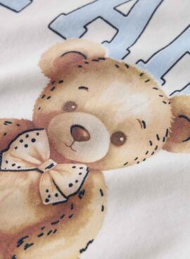 T-shirt Name It Frearaja blanc pour fille