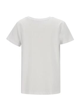 T-shirt Pepe Jeans Adrine blanc pour fille