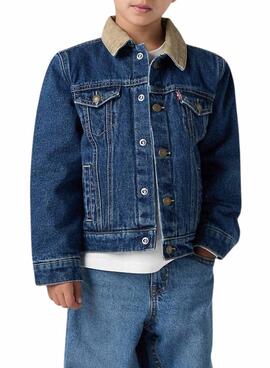Veste en jean Levi's Trucker rembourrée pour enfant