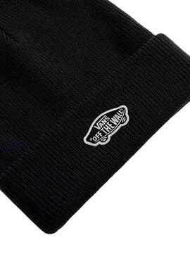 Bonnet Vans Classic Cuff noir pour fille et garçon